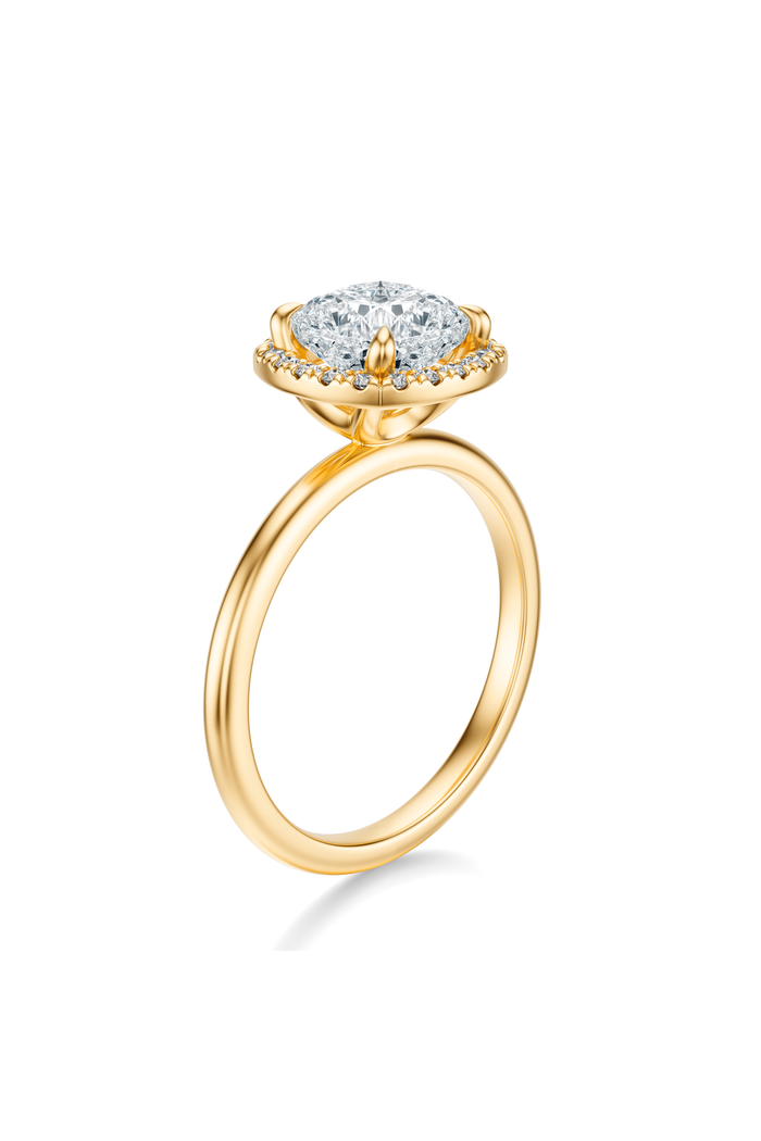 THE NADEAN Cushion Halo Ring