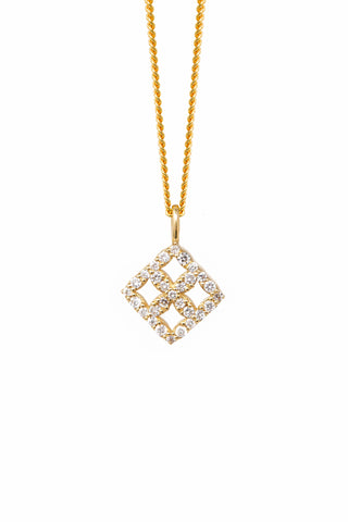 THE EBAN Diamond Adinkra Necklace I