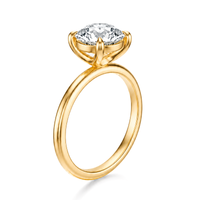 THE ASTER Cushion Solitaire Ring