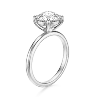 THE ASTER Cushion Solitaire Ring