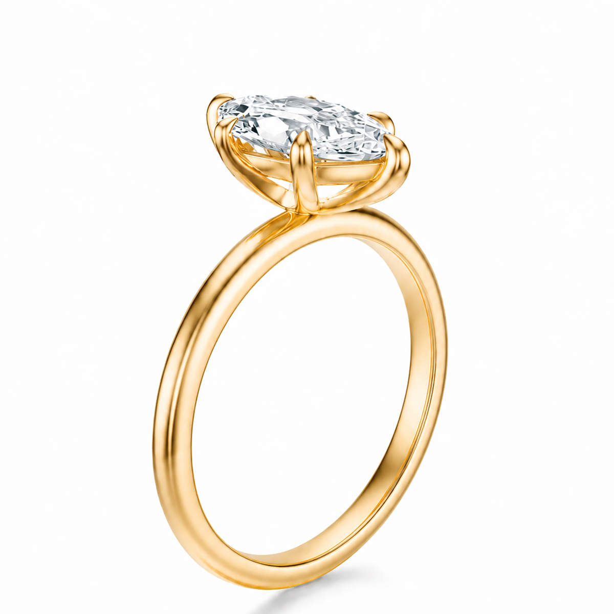 THE ASTER Marquise Solitaire Ring
