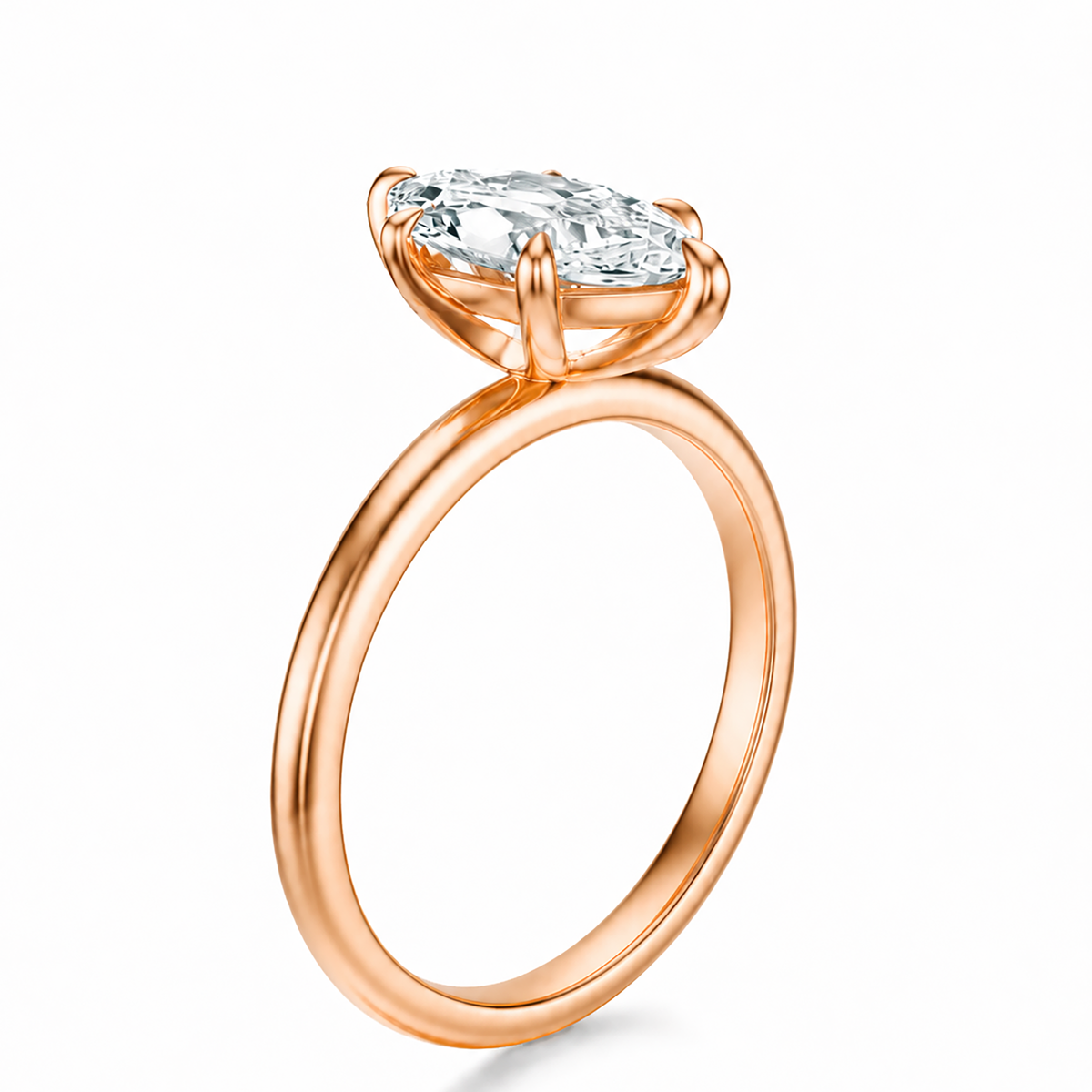 THE ASTER Marquise Solitaire Ring