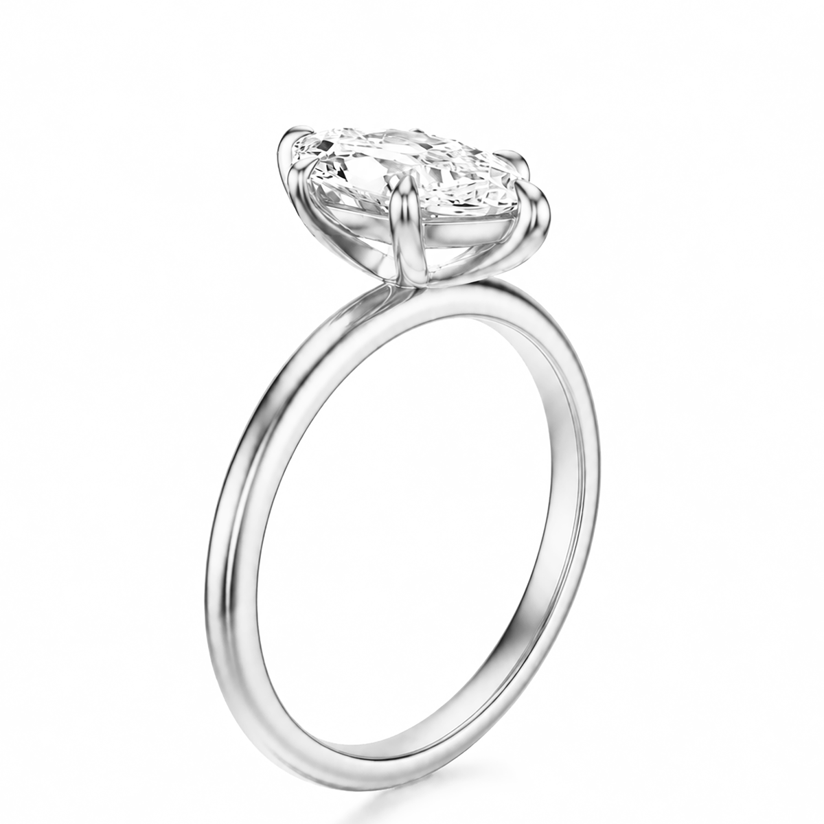 THE ASTER Marquise Solitaire Ring