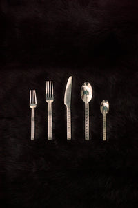 THE ADINKRA 5-Piece Silverware Set