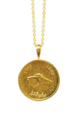 THE TURKS And Caicos Coin Necklace