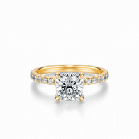 THE PAULINE Cushion Pave Ring