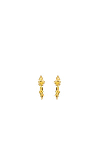 THE SORREL Hibiscus Hoop Earrings I