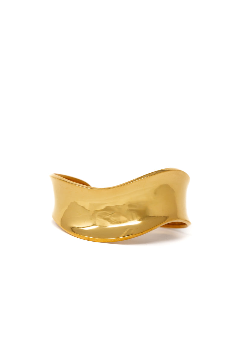 THE WAVE Sculptural Cuff Bracelet