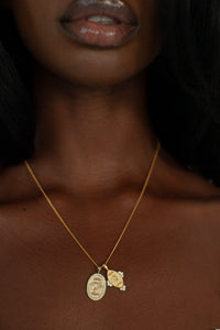 THE ACKEE Season Diamond Pave Necklace