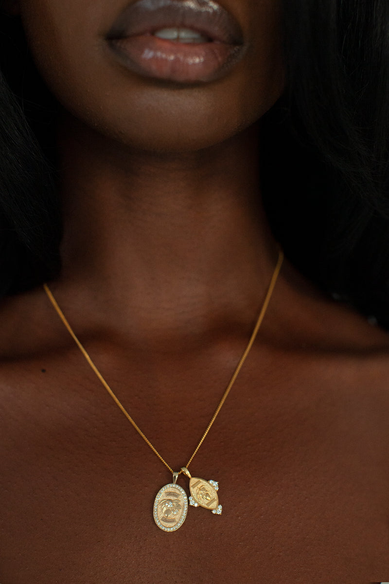 THE ACKEE Season Diamond Pave Necklace