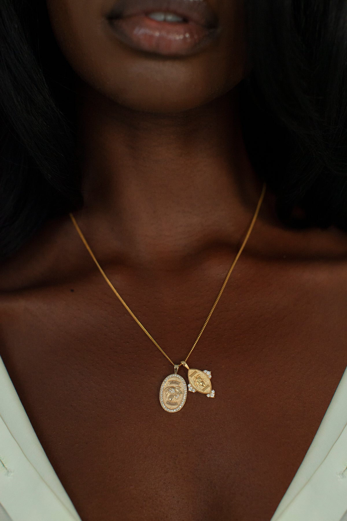 THE MANGO Season Diamond Necklace