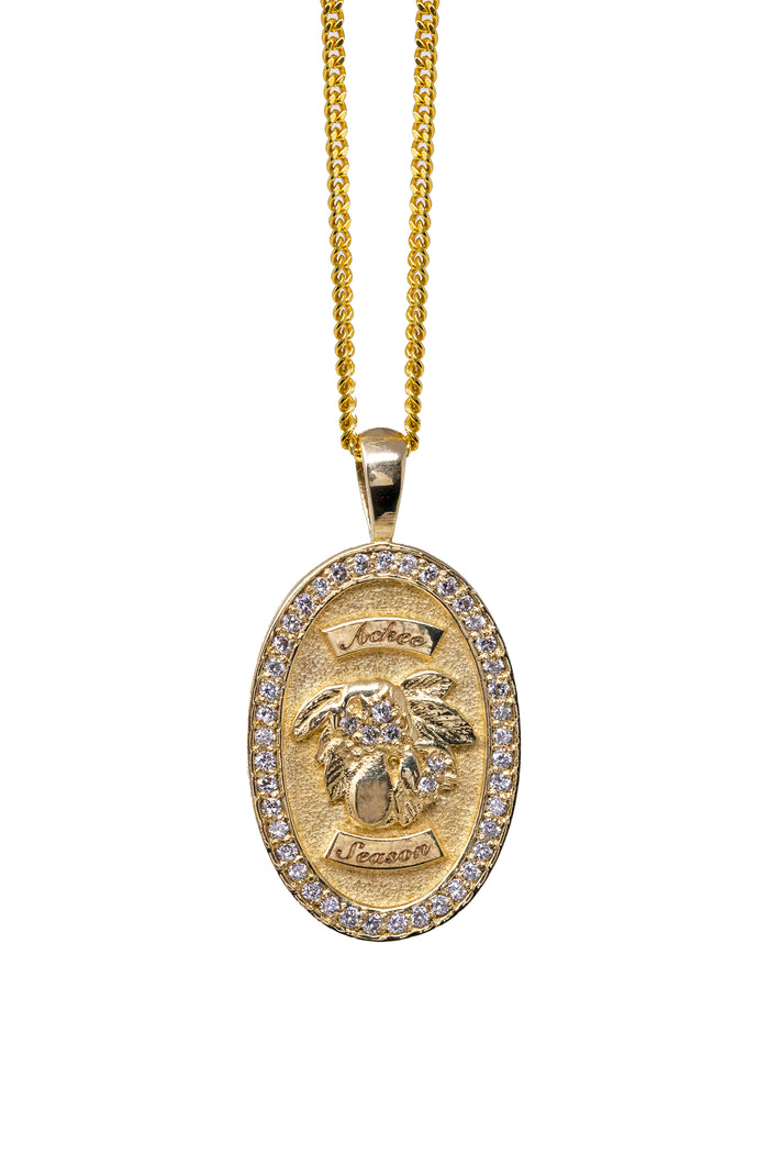 THE ACKEE Season Diamond Pave Necklace