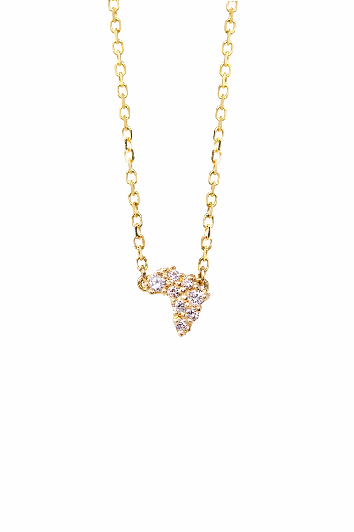 THE AFRICA Pave Diamond Necklace