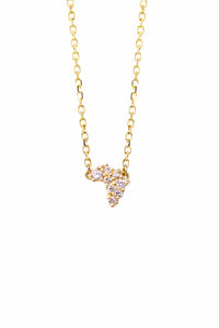 THE AFRICA Pave Diamond Necklace