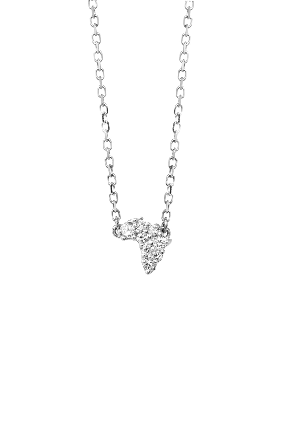 THE AFRICA Pave Diamond Necklace