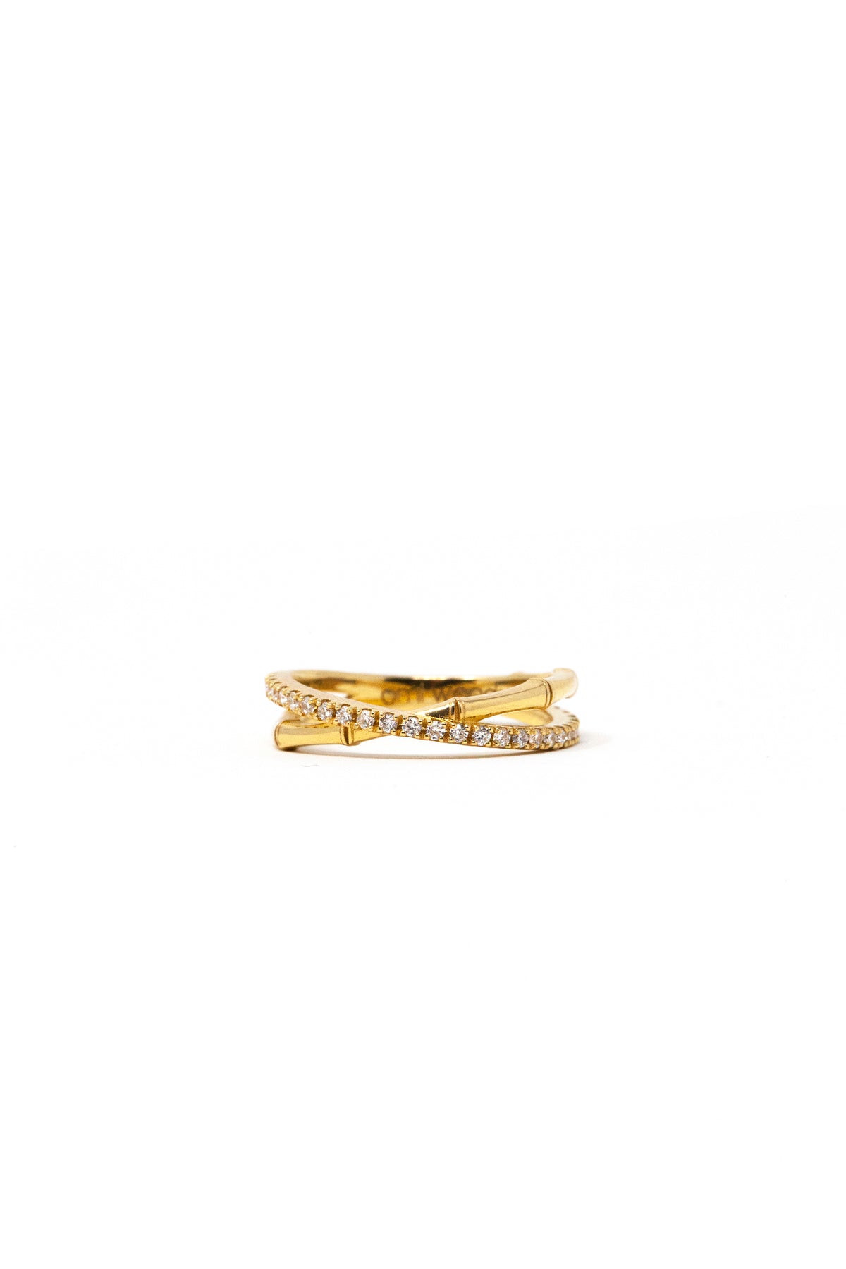 THE BAMBOO Diamond Eternity Wrap Ring