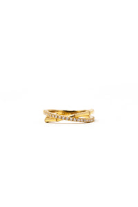 THE BAMBOO Diamond Eternity Wrap Ring