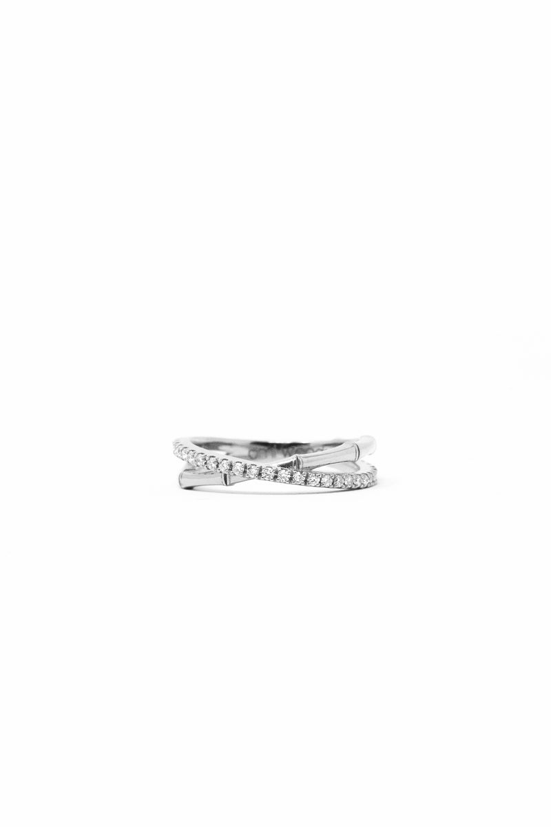 THE BAMBOO Diamond Eternity Wrap Ring