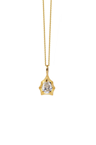 THE COWRIE Diamond Solitaire Pendant