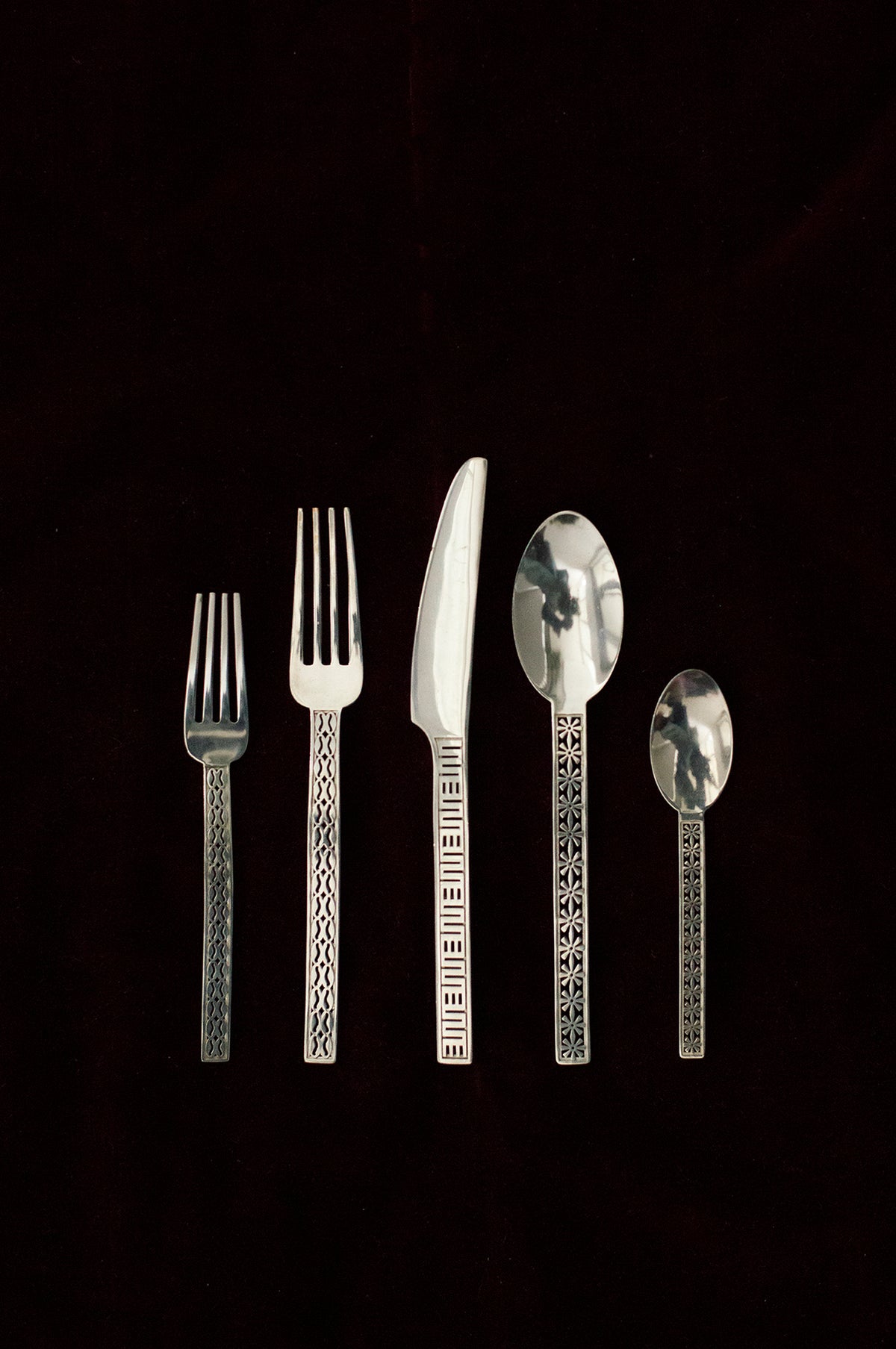 THE ADINKRA 2-Piece Silverware Set