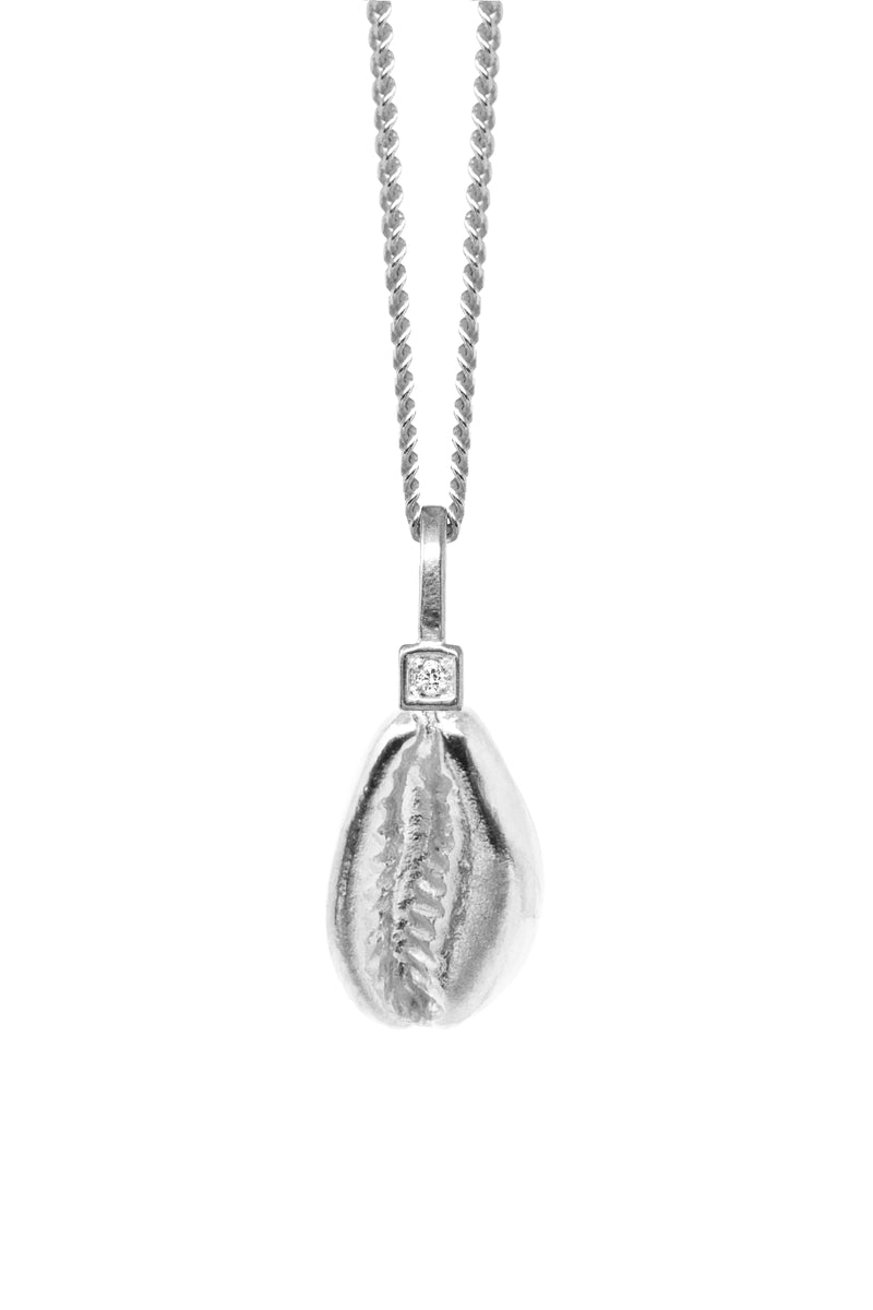 THE COWRIE Diamond Solitaire Necklace