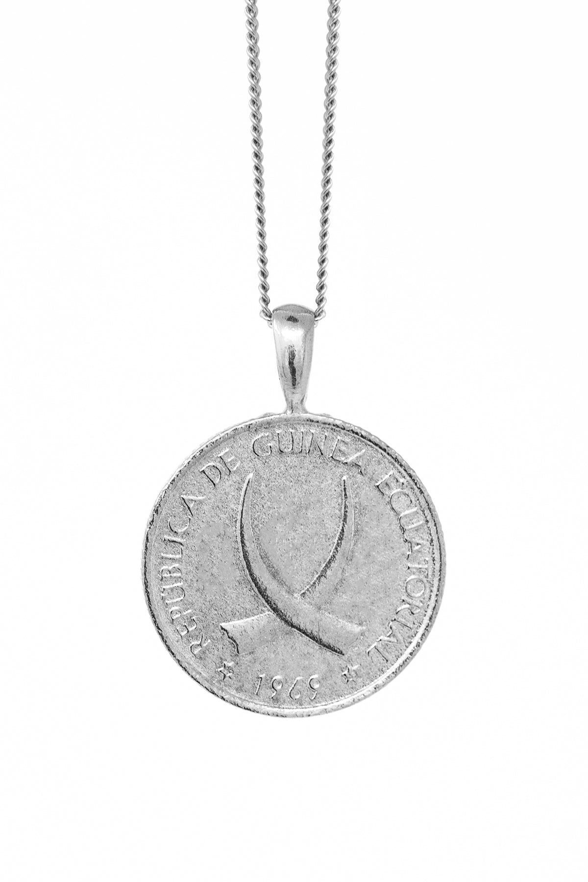 THE EQUATORIAL GUINEA Coin Necklace