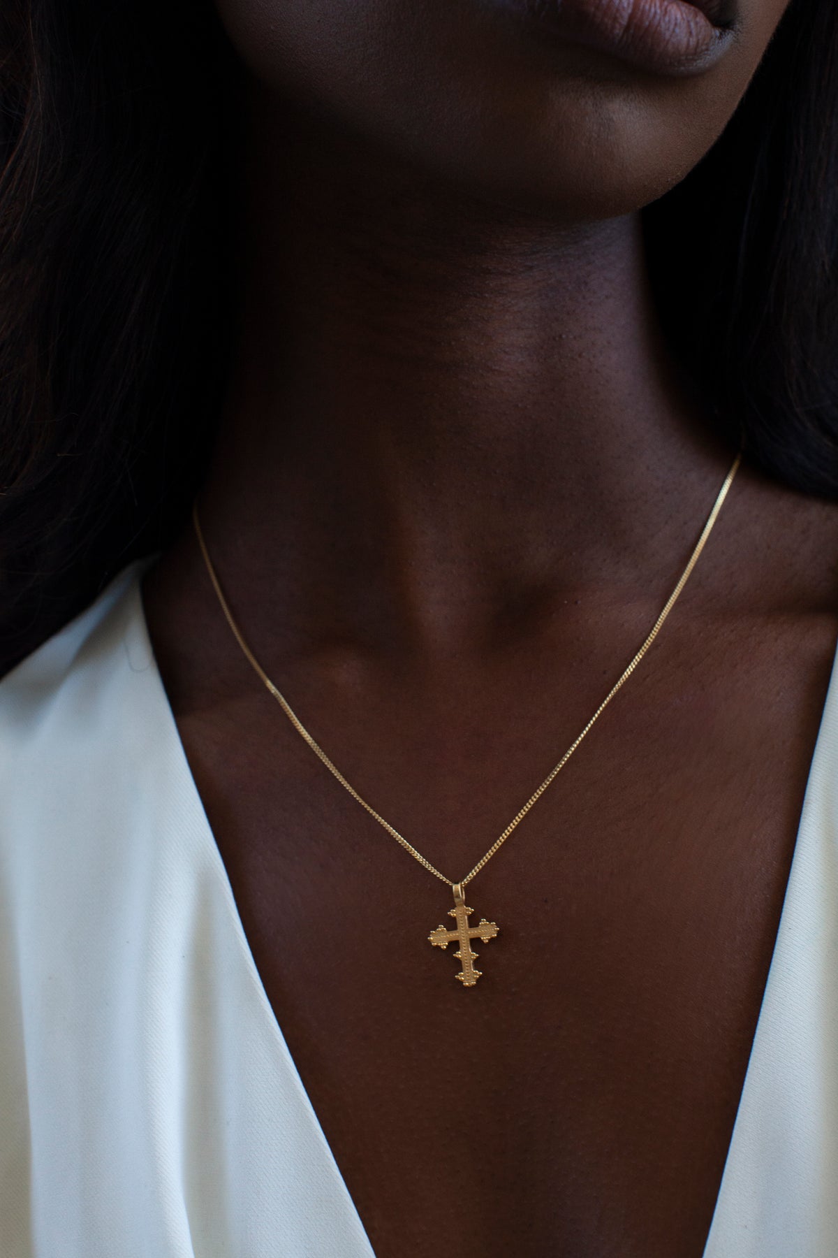 THE ETHIOPIAN Axum Cross Necklace II