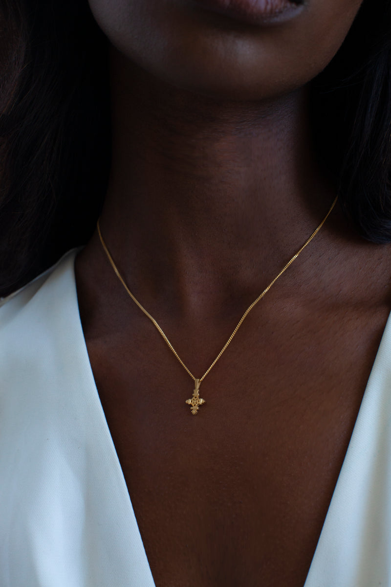 THE ETHIOPIAN Axum Cross Necklace I