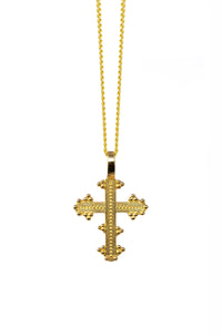 THE ETHIOPIAN Axum Cross Necklace II