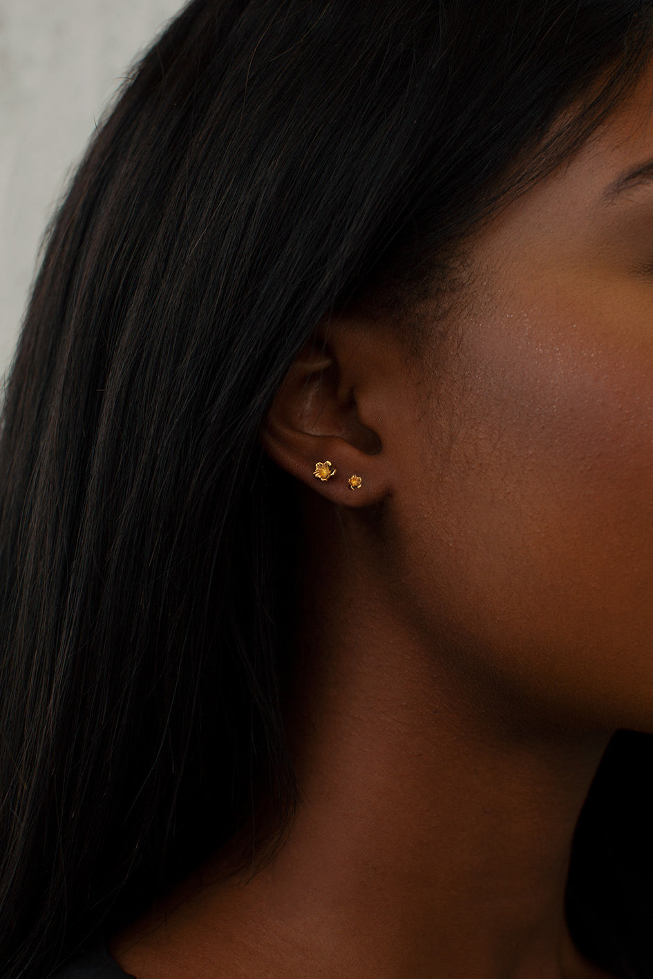THE HIBISCUS Stud Earring Mini