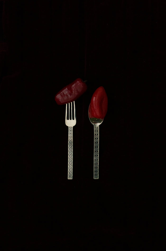 THE ADINKRA 2-Piece Silverware Set