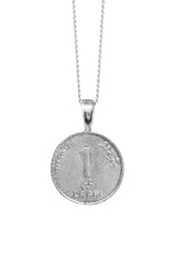 THE MALDIVES Coco Palm Coin Necklace