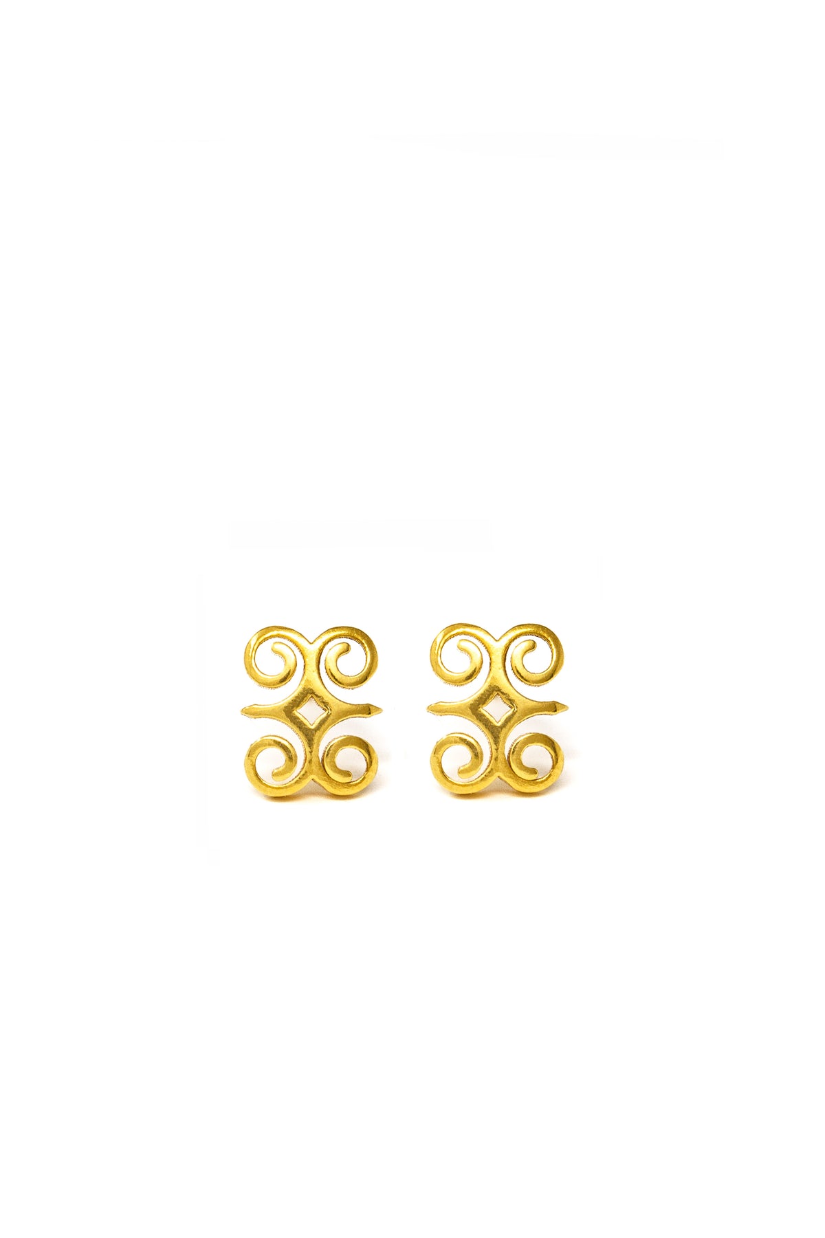 THE DWENNIMMEN Adinkra Stud Earrings