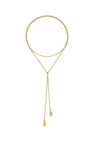 THE COWRIE Lariat Necklace