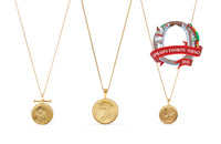 THE QUEEN of Sheba Bar Coin Necklace