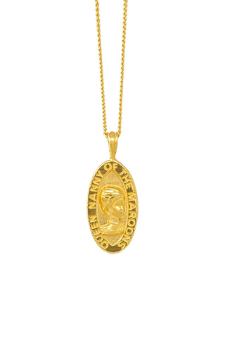 THE ETHIOPIA Lion Coin Necklace