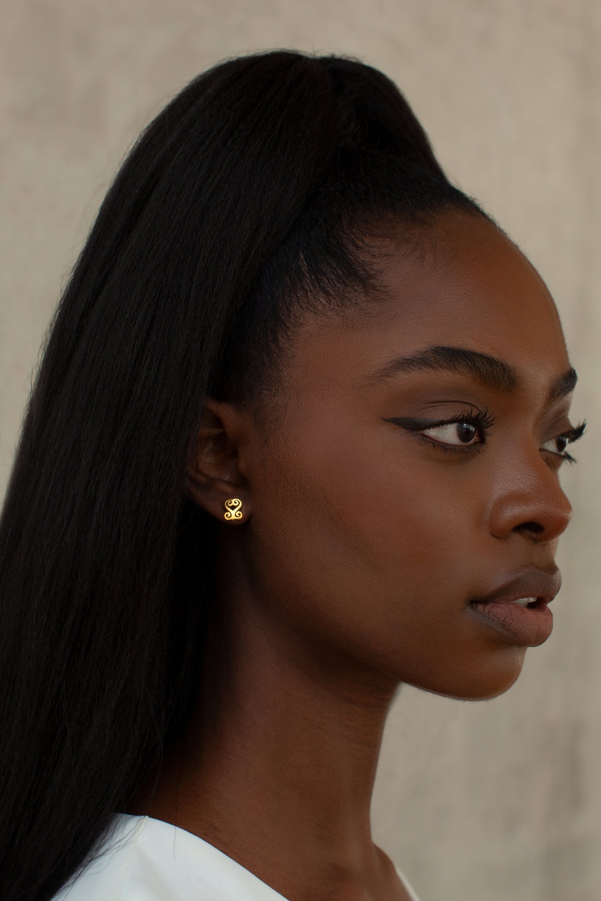 THE SANKOFA Adinkra Stud Earrings