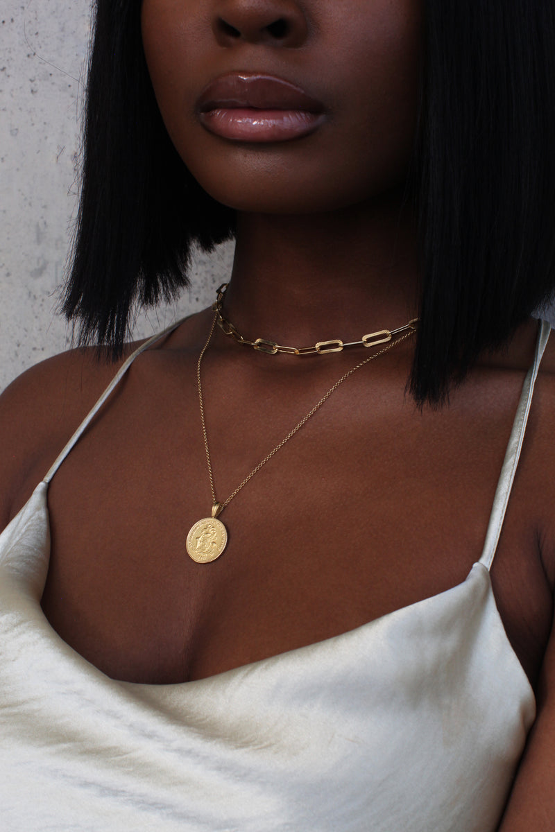 THE SINGLE COIN Necklace Stack II