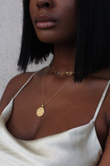 THE BAHAMAS Pineapple Coin Necklace