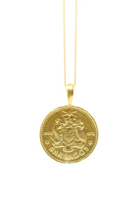 THE BARBADOS Independence Coin Necklace