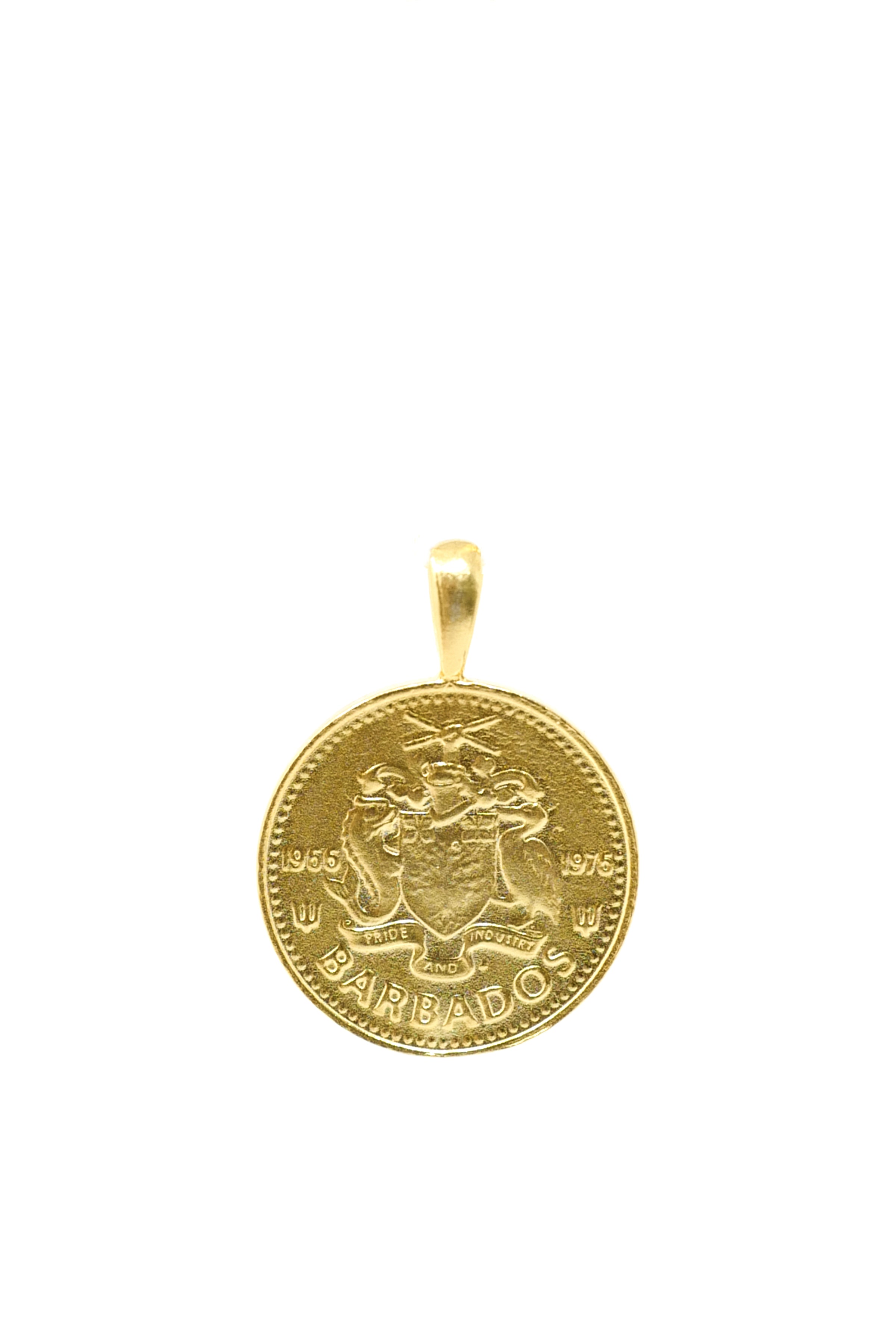 THE BARBADOS Independence Coin Pendant