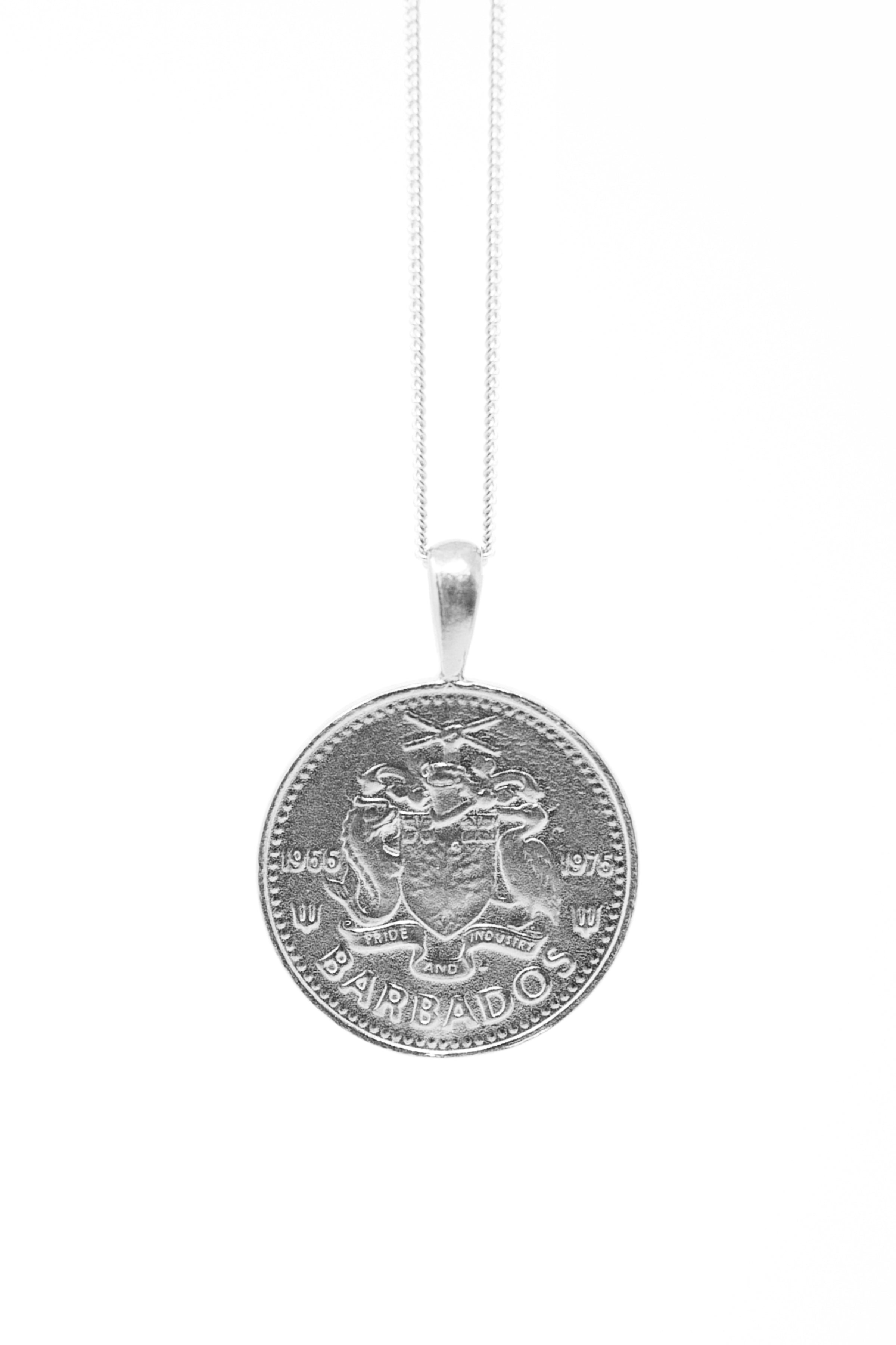 THE BARBADOS Independence Coin Necklace