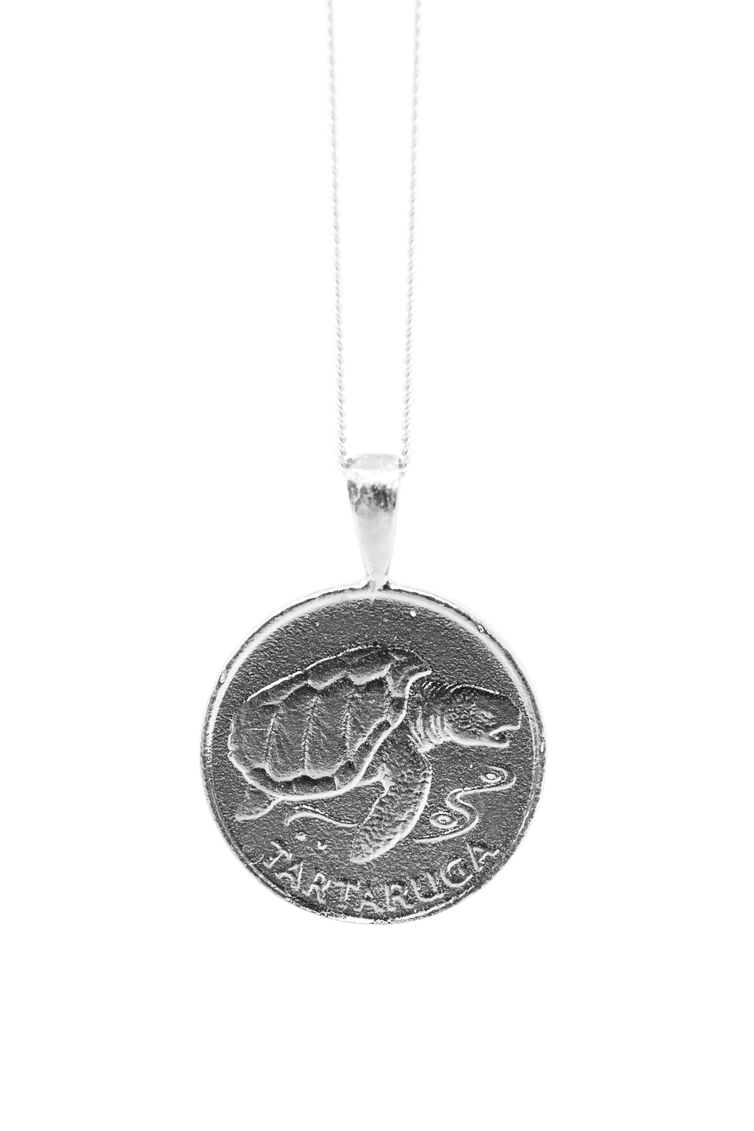 THE CAPE Verde Sea Turtle Coin Necklace