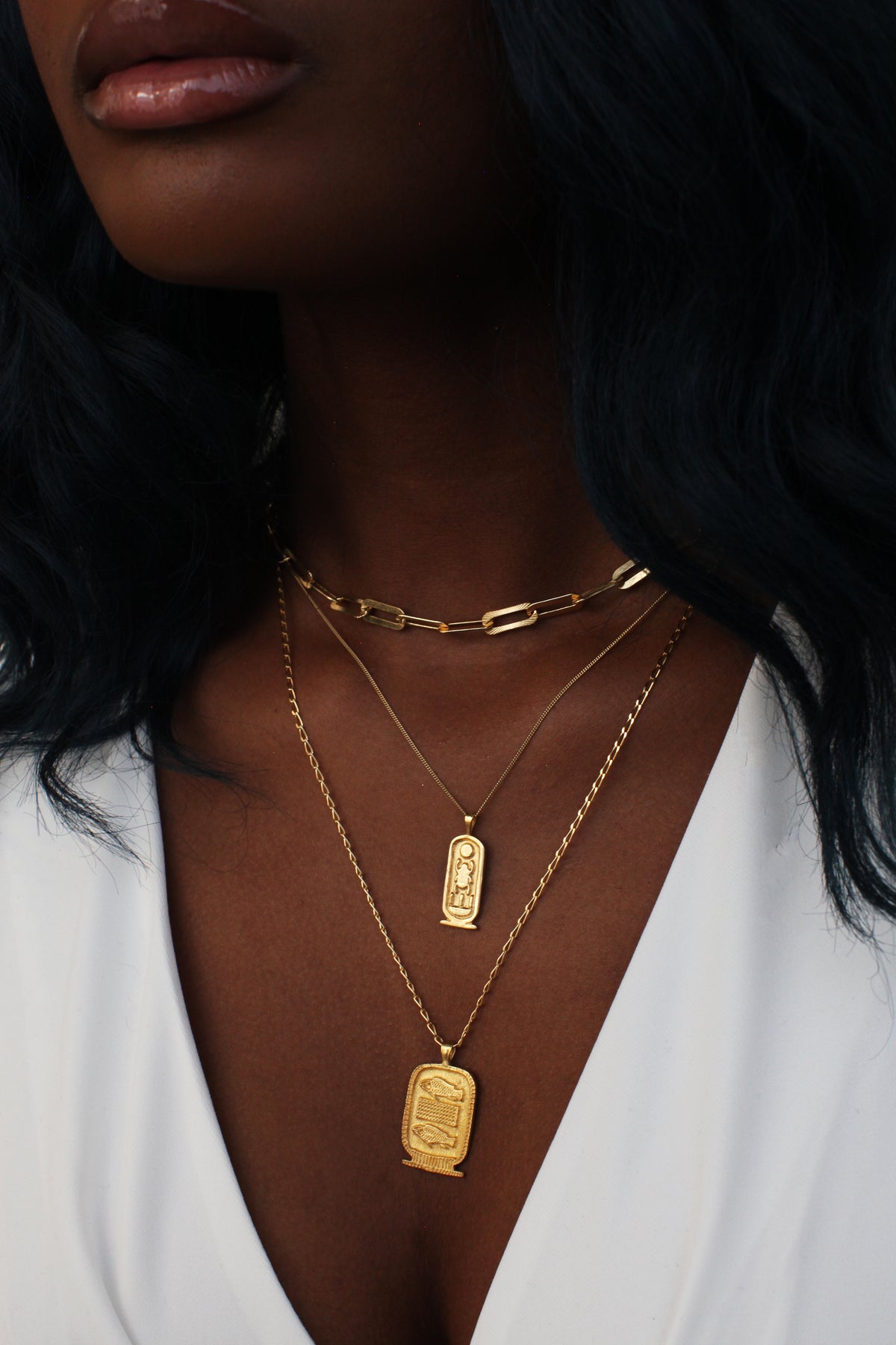 Reserved THE CARTOUCHE II Necklace Custom
