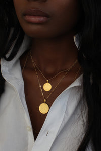 THE EGYPTIAN Coin Necklace Stack I