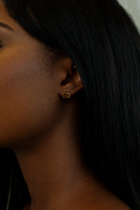 THE DUAFE Adinkra Stud Earrings