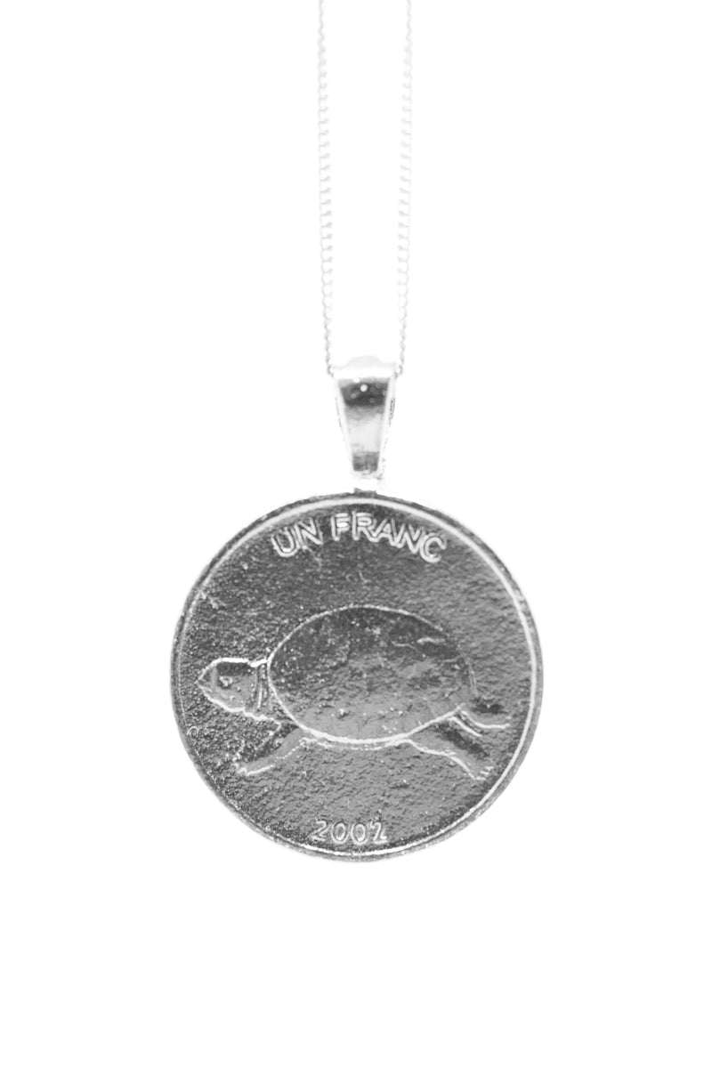 THE CONGO Lion and Turtle Coin Necklace