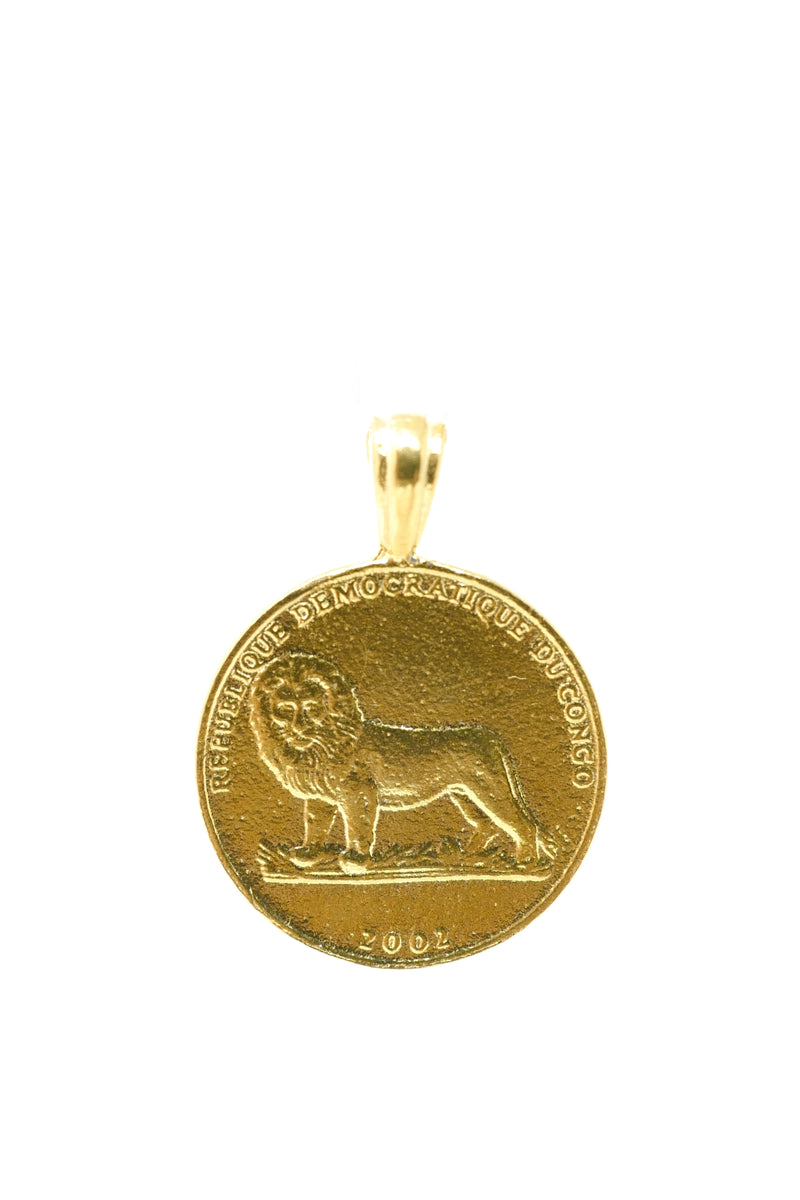 THE CONGO Lion and Turtle Pendant