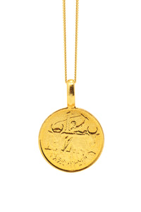 THE ETHIOPIA Lion Coin Necklace