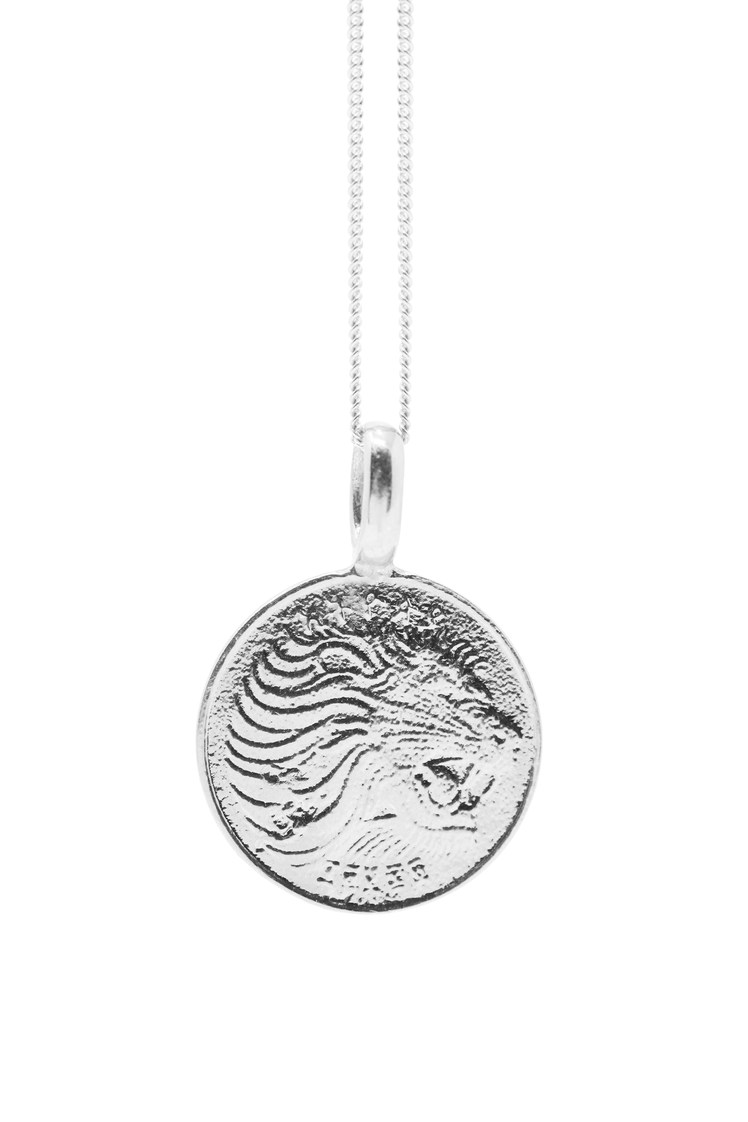 THE ETHIOPIA Lion Coin Necklace – omiwoods